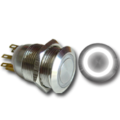 thumbnail image 2 of Daytona Billet Single Switch – Keep It Clean KICBBA20 – For Hot Rod, Street Rod, Custom Wiring 2 of 4