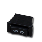 Keep It Clean 18625 Retro Black Switch with White Illumination Single Switch 